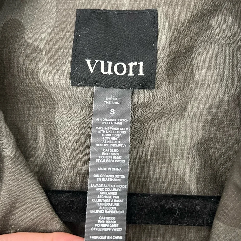 Vuori Women's Ripstop Oregano Camo Jacket S - Picture 9 of 9